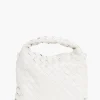 Outlet Borsa a Mano in Pelle Intrecciata con Tracolla Removibile Donna Borse A Spalla