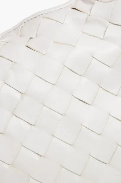 Outlet Borsa a Mano in Pelle Intrecciata con Tracolla Removibile Donna Borse A Spalla