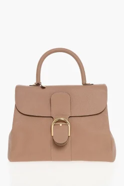Borsa a Mano in Pelle Martellata con Tracolla Removibile>Delvaux New
