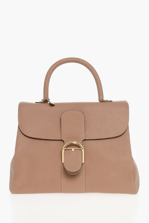 Borsa a Mano in Pelle Martellata con Tracolla Removibile>Delvaux New