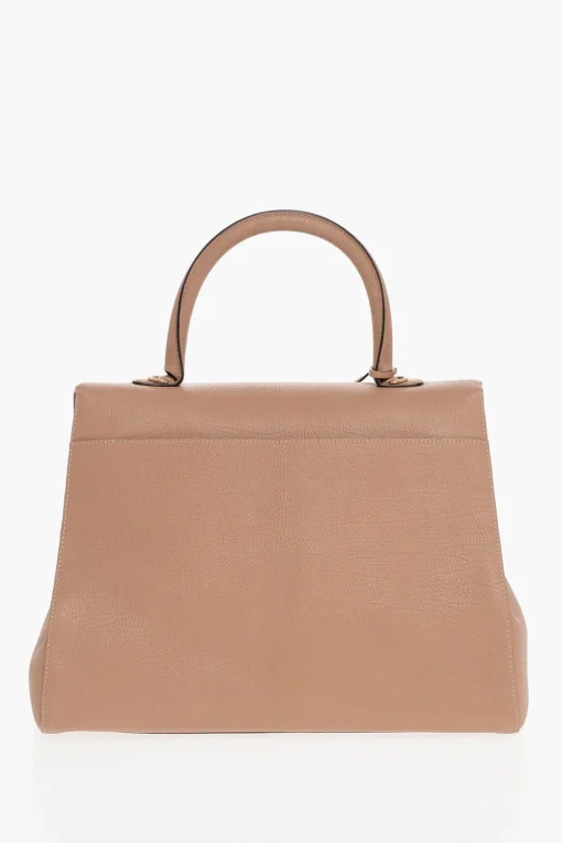 Borsa a Mano in Pelle Martellata con Tracolla Removibile>Delvaux New