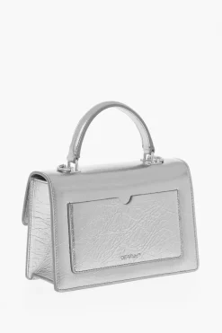 Fashion Borsa a Mano in Pelle Metallizzata con Tracolla Removibile Donna Borse A Spalla|Borse A Mano
