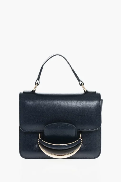Hot Borsa a Mano KATTIE in Pelle con Tracolla Removibile Donna Borse A Mano