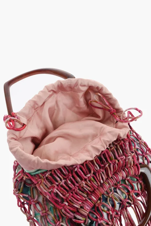 Borsa A Mano Mesh Con Maxi Frange>Dries Van Noten Online