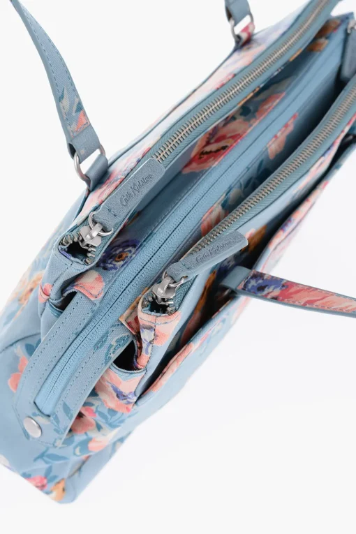Borsa A Mano WINDFLOWER In pelle Vegan Con Stampa Floreale>Cath Kidston New