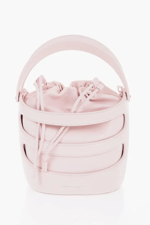 Hot Borsa a Secchiello in pelle a Tinta Unita Donna Borse A Spalla