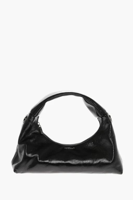 Fashion Borsa a Spalla ARCADE in Pelle Lucida Donna Borse A Spalla