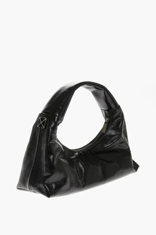 Fashion Borsa a Spalla ARCADE in Pelle Lucida Donna Borse A Spalla