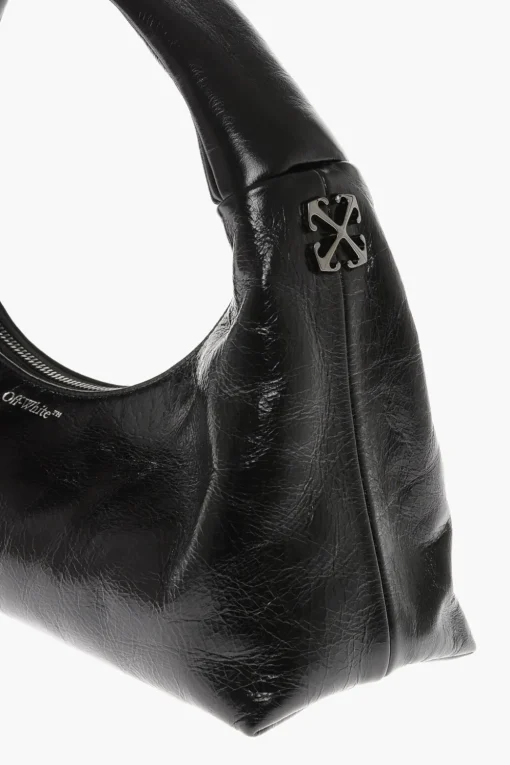Fashion Borsa a Spalla ARCADE in Pelle Lucida Donna Borse A Spalla