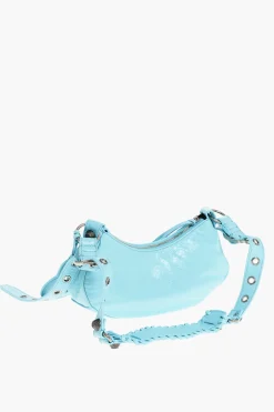 Borsa a Spalla CAGOLE in Pelle con Dettagli Borchiati>Balenciaga Clearance