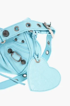 Borsa a Spalla CAGOLE in Pelle con Dettagli Borchiati></noscript>Balenciaga Clearance