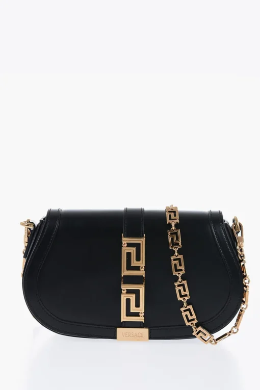 Outlet Borsa a Spalla GRECA GODDESS in Pelle con Dettagli Dorati Donna Borse A Spalla
