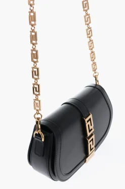Outlet Borsa a Spalla GRECA GODDESS in Pelle con Dettagli Dorati Donna Borse A Spalla