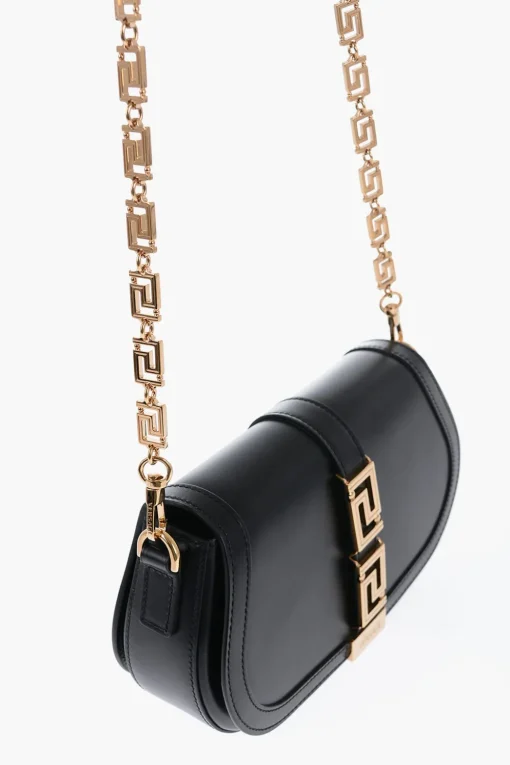 Outlet Borsa a Spalla GRECA GODDESS in Pelle con Dettagli Dorati Donna Borse A Spalla