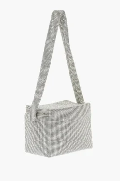 Discount Borsa a Spalla Impreziosita da Strass Donna Borse A Spalla