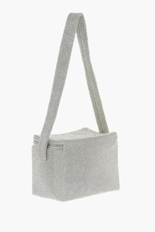 Discount Borsa a Spalla Impreziosita da Strass Donna Borse A Spalla