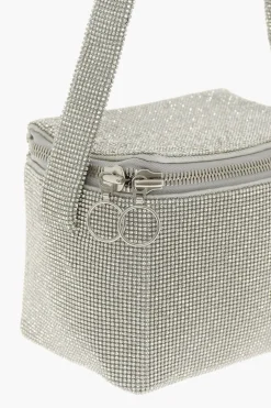 Discount Borsa a Spalla Impreziosita da Strass Donna Borse A Spalla