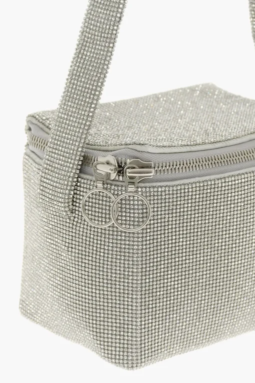 Discount Borsa a Spalla Impreziosita da Strass Donna Borse A Spalla