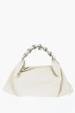 Borsa A Spalla In Pelle Con Catena>Burberry Discount