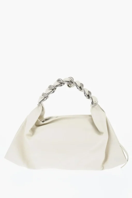 Borsa A Spalla In Pelle Con Catena>Burberry Discount