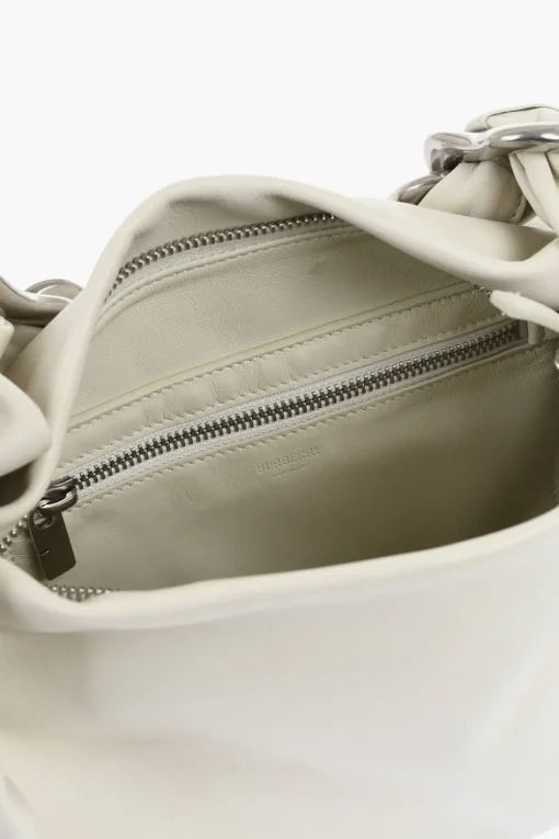 Borsa A Spalla In Pelle Con Catena>Burberry Discount