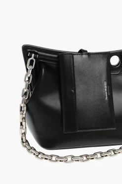 Discount Borsa a Spalla in Pelle THE PEAK con Catena Donna Borse A Spalla