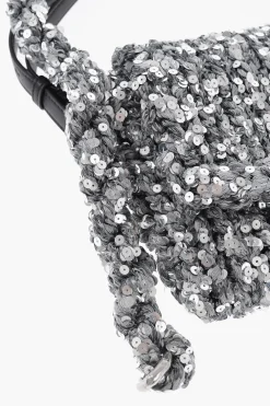 Online Borsa A Spalla Lavorata A Maglia Con paillettes Donna Borse A Spalla