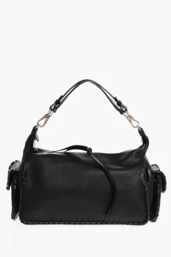 Sale Borsa a Spalla NAHIR in Pelle Martellata Donna Borse A Spalla