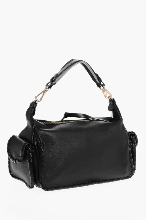 Sale Borsa a Spalla NAHIR in Pelle Martellata Donna Borse A Spalla