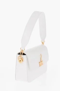 Sale Borsa a Spalla PLAIN BINDER in Pelle con Dettagli Dorati Donna Borse A Spalla