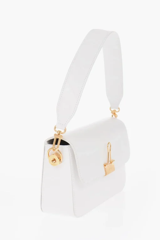 Sale Borsa a Spalla PLAIN BINDER in Pelle con Dettagli Dorati Donna Borse A Spalla