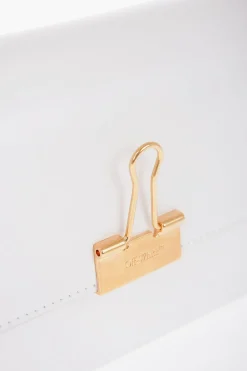Sale Borsa a Spalla PLAIN BINDER in Pelle con Dettagli Dorati Donna Borse A Spalla