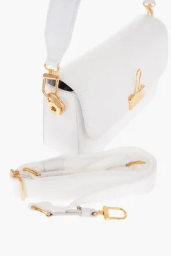 Sale Borsa a Spalla PLAIN BINDER in Pelle con Dettagli Dorati Donna Borse A Spalla