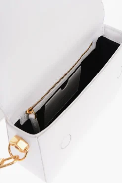 Sale Borsa a Spalla PLAIN BINDER in Pelle con Dettagli Dorati Donna Borse A Spalla