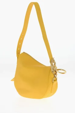 Borsa a Spalla SM KNIGHT in Pelle Martellata con Dettagli in Metallo>Burberry Online
