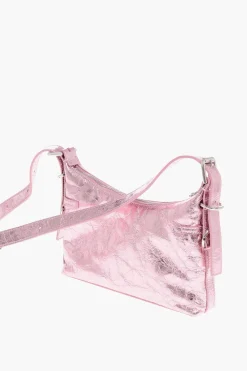 Hot Borsa a Spalla VOYOU in Pelle Lamè Donna Borse A Spalla
