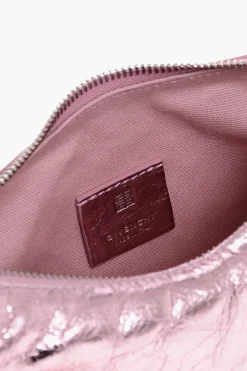 Hot Borsa a Spalla VOYOU in Pelle Lamè Donna Borse A Spalla
