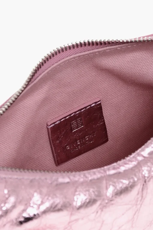 Hot Borsa a Spalla VOYOU in Pelle Lamè Donna Borse A Spalla