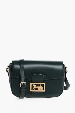 Borsa a Tracolla AMAZONE in Pelle con Dettaglio in Metallo Dorato>Celine Clearance