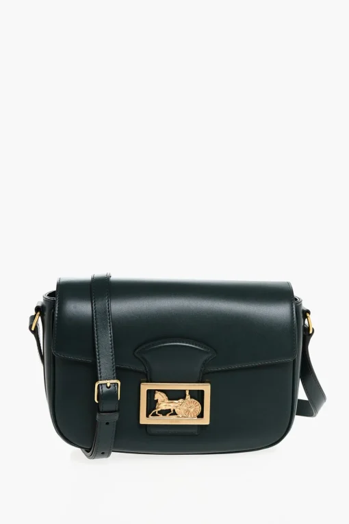 Borsa a Tracolla AMAZONE in Pelle con Dettaglio in Metallo Dorato>Celine Clearance