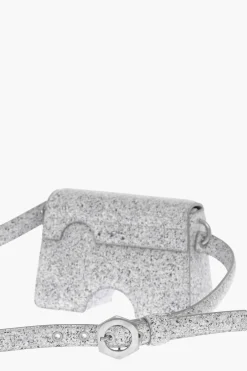 Borsa a Tracolla BURROW in Pelle Effetto Marmo con Dettagli Cut-Out>Off-White Sale