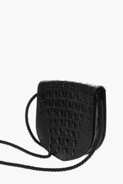 Borsa a Tracolla ECUSSON in Pelle Goffrata Effetto Coccodrillo></noscript>Celine Hot