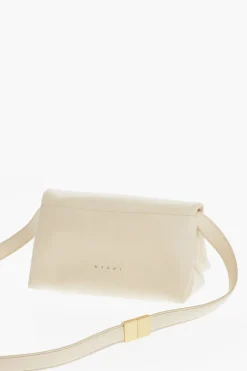 Fashion Borsa a Tracolla in Pelle con Dettagli Dorati Donna Borse A Spalla