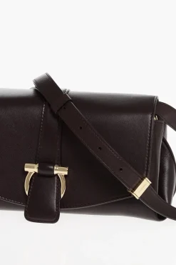 Borsa a Tracolla in Pelle con Fibbia Iconic e Chiusura Clip></noscript>Salvatore Ferragamo Hot