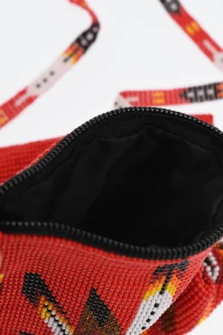 Clearance Borsa a Tracolla In Perline di Vetro con Stella Del Mattino Donna Borse A Spalla