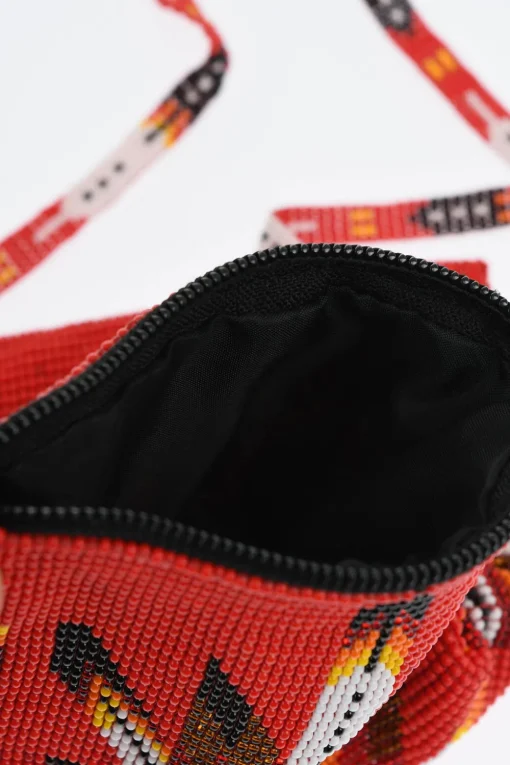 Clearance Borsa a Tracolla In Perline di Vetro con Stella Del Mattino Donna Borse A Spalla