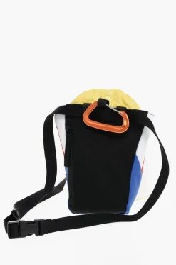 Sale Borsa a Tracolla in Tessuto Tecnico con Moschettone Uomo Borse A Spalla