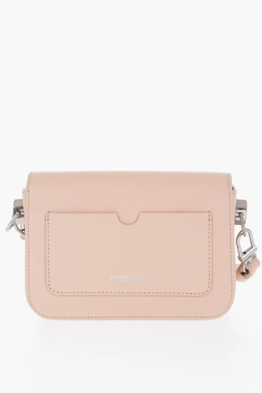 Borsa a Tracolla PLAIN BINDER in Pelle a Tinta Unita>Off-White Outlet
