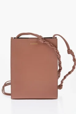 Borsa a Tracolla TANGLE in Pelle con Bottone a Pressione>Jil Sander Online