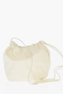 Borsa Bucket DUMPLING in Pelle Stampata Effetto Coccodrillo>Jil Sander Best